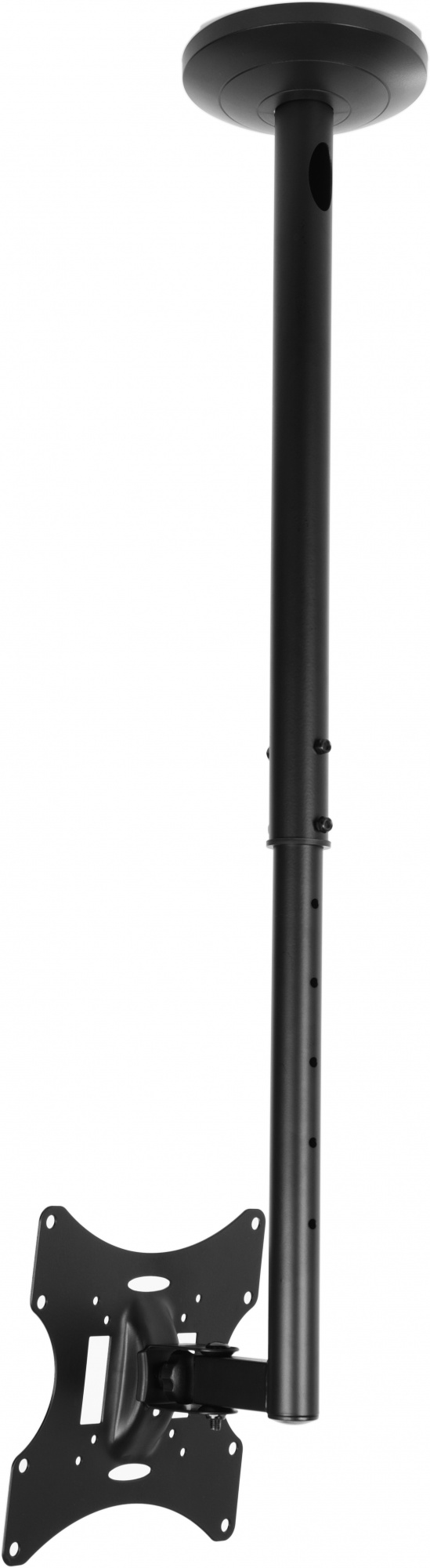 Кронштейн для телевизора Ultramounts UM890 черный 17"-43" макс.30кг потолочный поворотно-выдвижной и