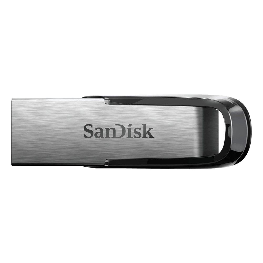 Флеш Диск Sandisk 128Gb Cruzer Ultra Flair SDCZ73-128G-G46 USB3.0 серебристый/черный