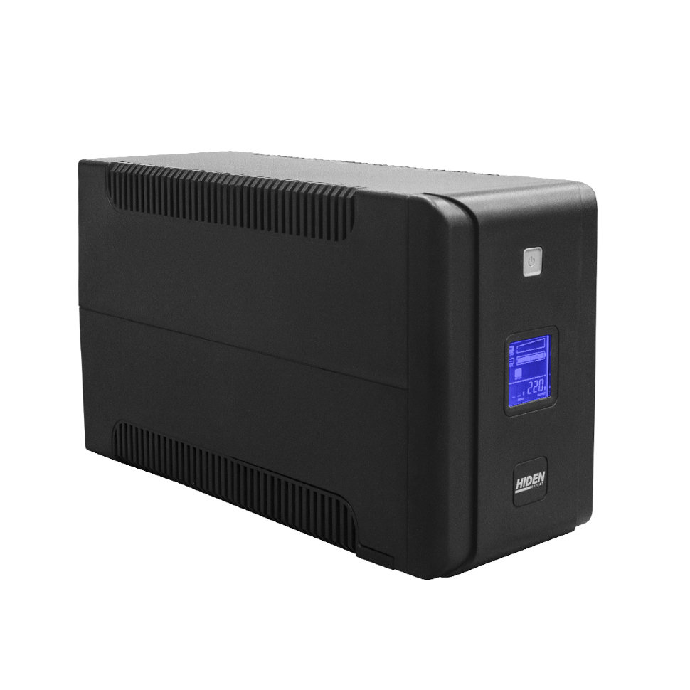 ИБП HIDEN EXPERT ULS1200C 1200ВА/720Вт {Линейно-интерактивный,4xSchuko+2xIEC C13 LCD, USB, встроенны