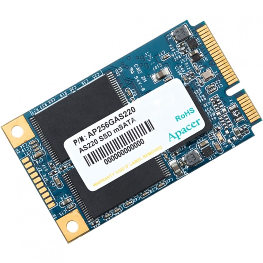mSATA 240GB Apacer AST220 Client SSD AP240GAST220-1 SATA 6Gb/s, 520/495, IOPS 85/86K, MTBF 1.5M, 3D