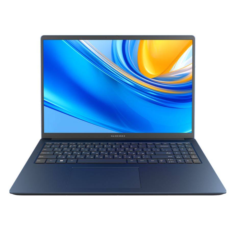 Ноутбук Maibenben M645 16" FHD IPS, AMD R5-4600H, 8Gb, 512Gb SSD, Linux, синий (мышка + коврик)