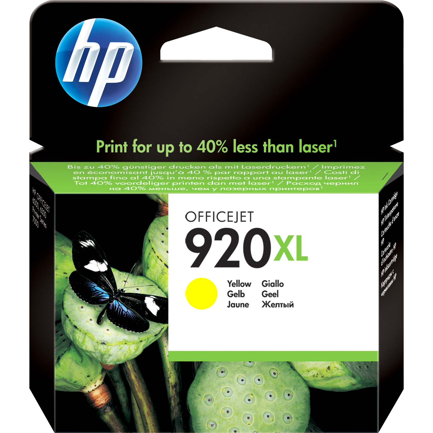 Картридж Cartridge HP 920XL для Officejet 6000/6500/7000/7500, желтый  (700 стр.)