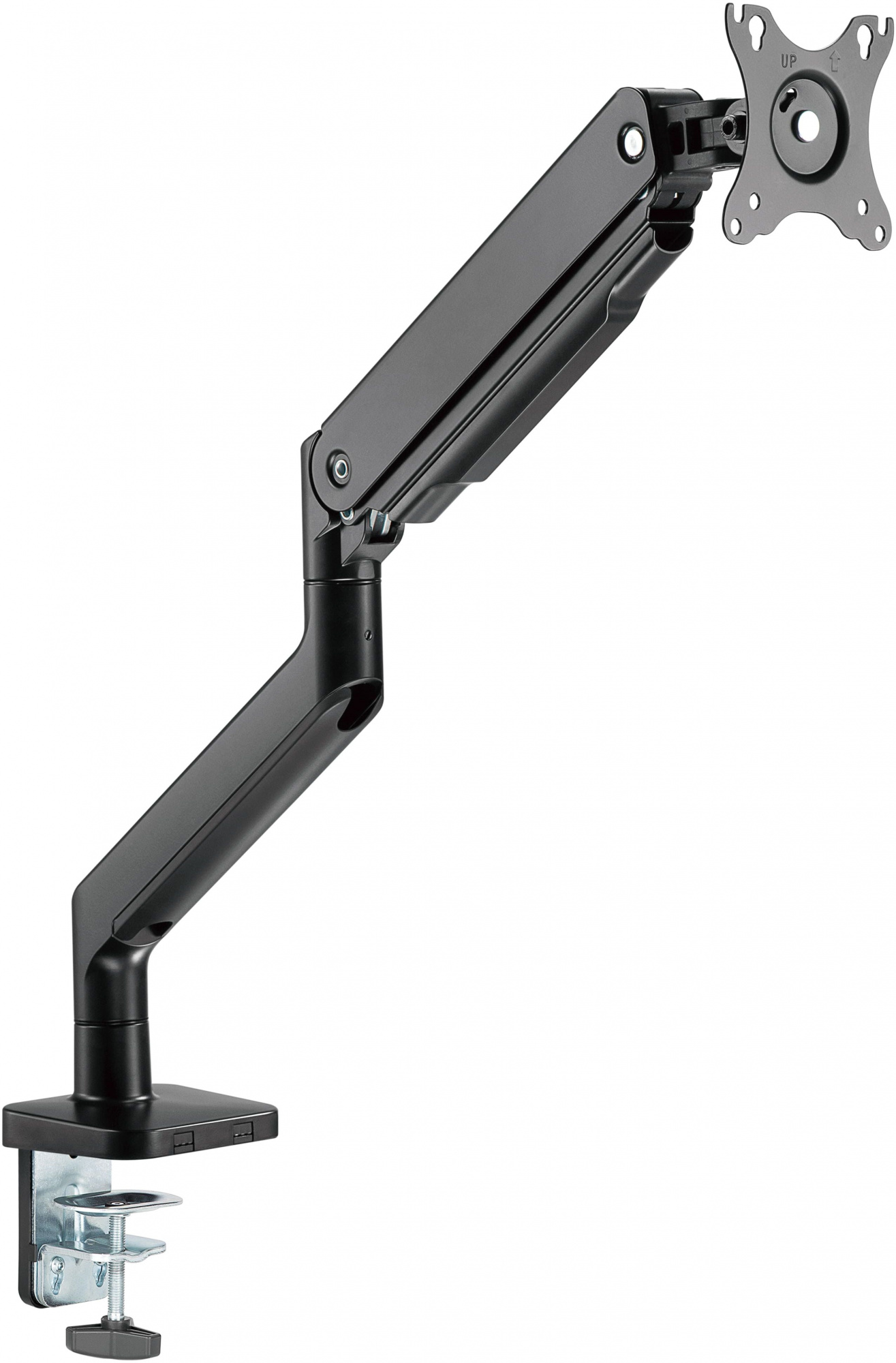 Кронштейн для мониторов Ultramounts UM730 черный 17"-45" макс.16кг крепление к столешнице поворот и 