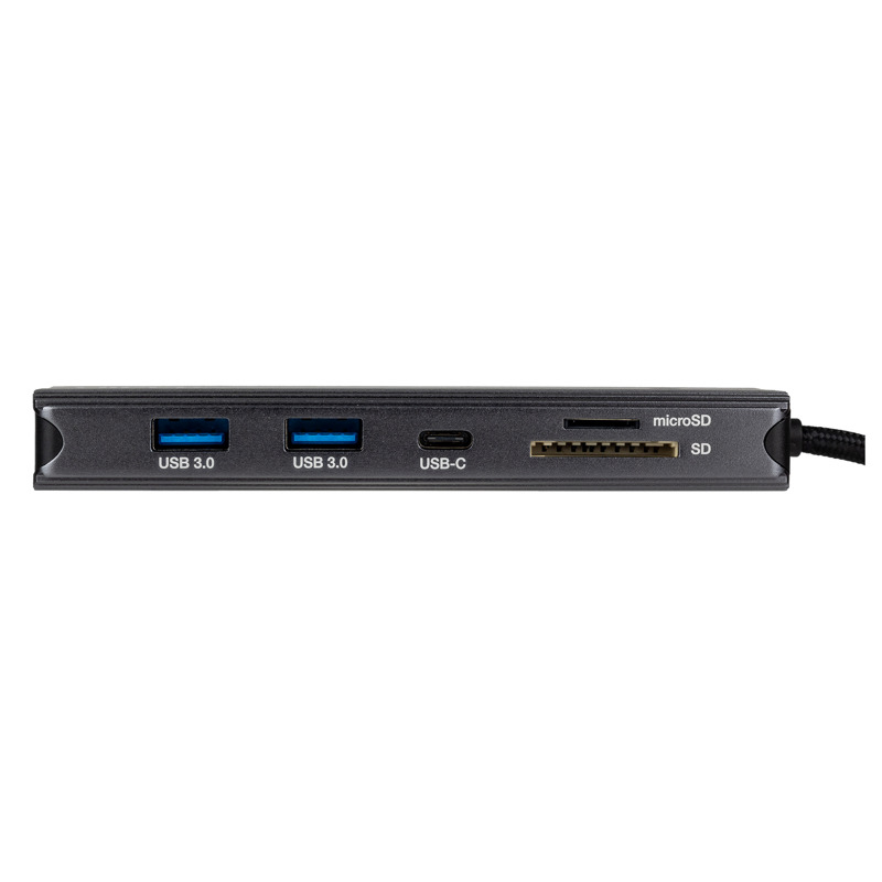 Док-станция HIPER USB-C HUB 11in1 (1*USB-C 100W PD, 1*HDMI 4K@60Hz, 2*DP 4K@60Hz, 2*USB-A 3.0 (5Gbps