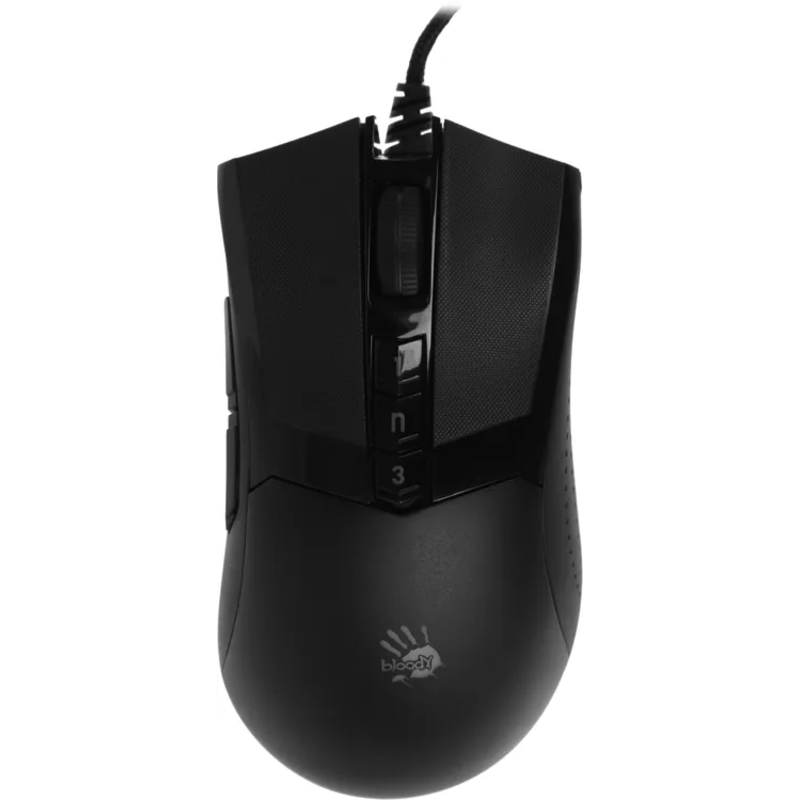 Мышь A4Tech Bloody W90 Max черный оптическая 10000dpi USB 7but (W90 MAX ( STONE BLACK))