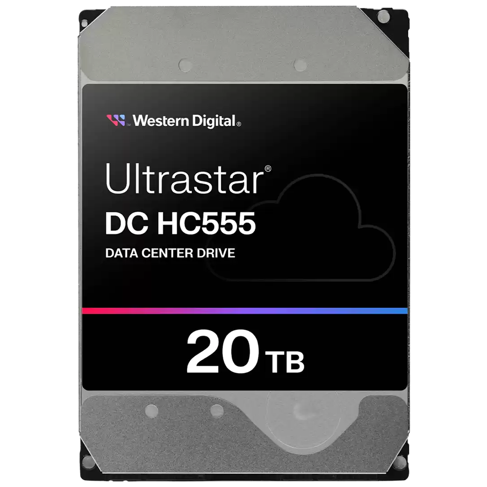 Жесткий диск WD SATA-III 20TB 0B48696 WUH722020CLE604 Ultrastar DC HC555 512E (7200rpm) 512Mb 3.5"