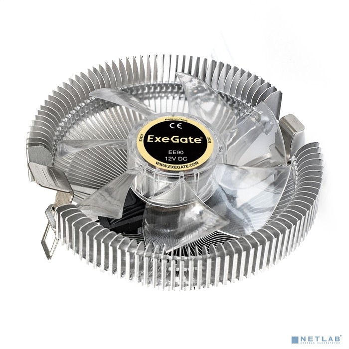 Exegate EX286149RUS Кулер EE90 ExeGate (Al, LGA775/1150/1151/1155/1156/1200/AM2/AM2+/AM3/AM3+/AM4/FM