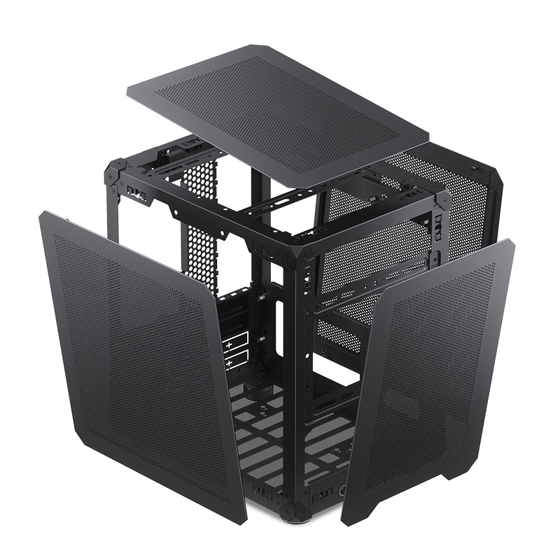 Корпус JONSBO C6, Mini-Tower,  no fan, 1xUSB-A 3.0 + 1xUSB-C 3.1, mATX, mITX Black