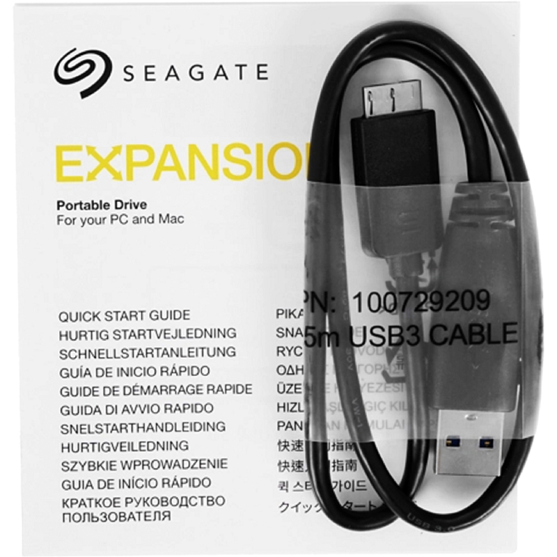 Жесткий диск Seagate USB3.0 2TB STKM2000400 Expansion Portable 2.5" черный