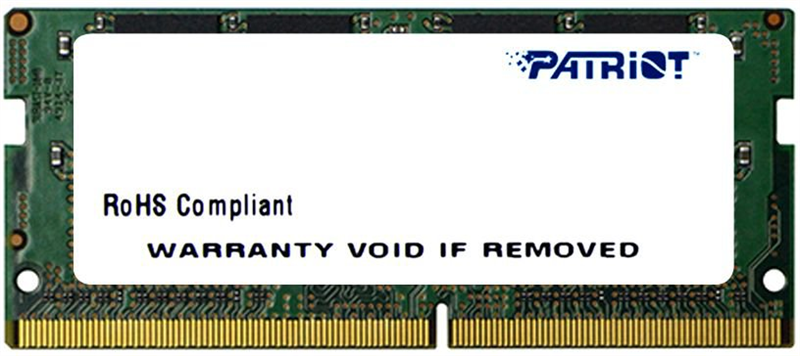Память DDR4 16Gb 2666MHz Patriot PSD416G266681S Signature RTL PC4-21300 CL19 SO-DIMM 260-pin 1.2В single rank Ret