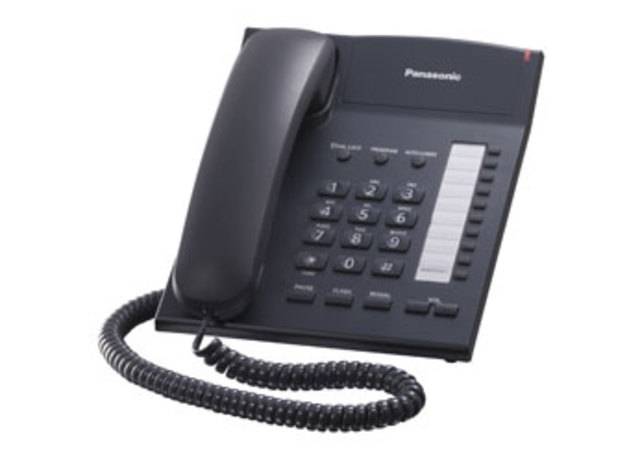Телефон проводной Panasonic KX-TS2382RUB черный