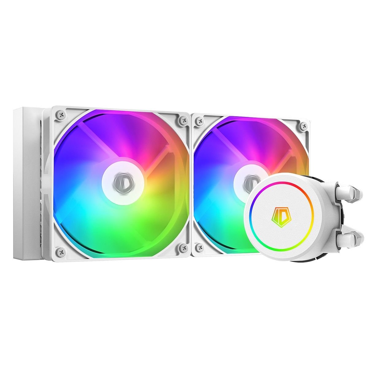 Система водяного охлаждения ID-Cooling FX240 Inf ARGB Soc-AM5/AM4/1200/1700/1851 белый 4-pin 27.2dB 