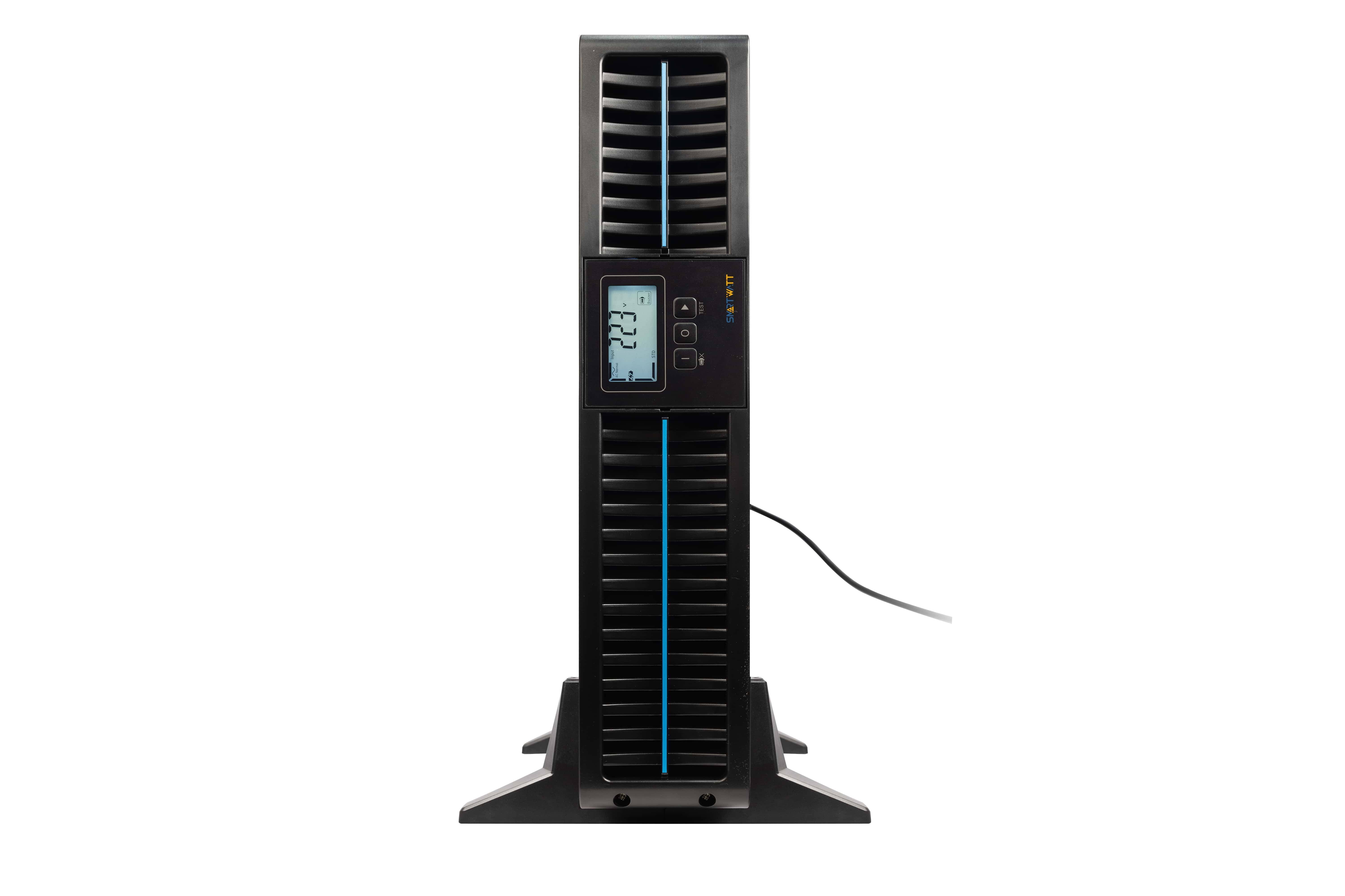 ИБП SMARTWATT UPS DATA PRO 1kVA Online 1000VA/900W (Euro x2, RS232 USB, SNMP, LCD, 450x440x88(мм), 1