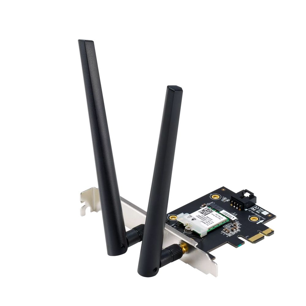 Сетевой адаптер Wi-Fi + Bluetooth Asus PCE-AXE5400 AXE5400 PCI Express x1 (ант.внеш.съем) 2ант.