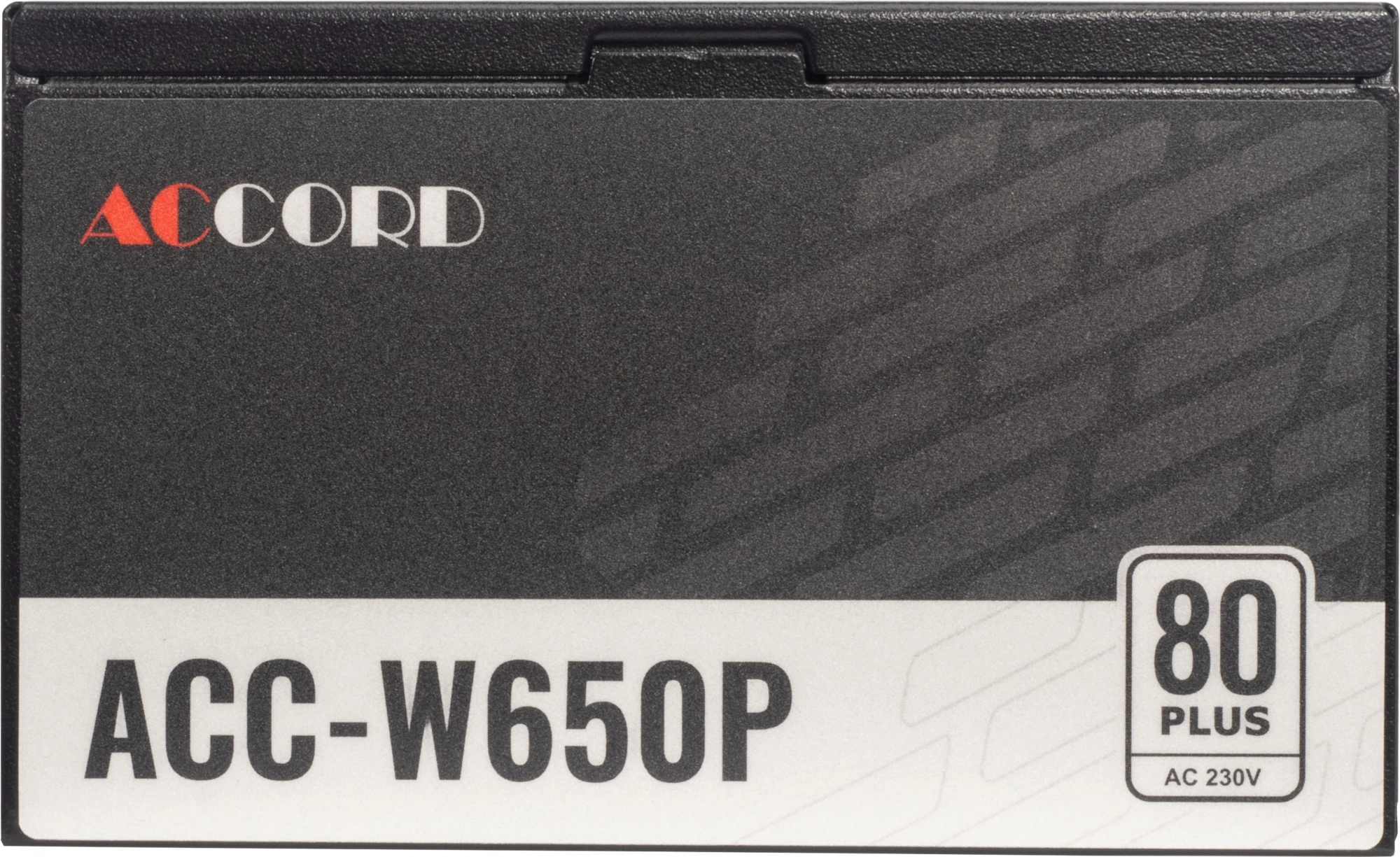Блок питания Accord ATX 650W ACC-W650P 80+ white (20+4pin) 120mm fan 6xSATA RTL