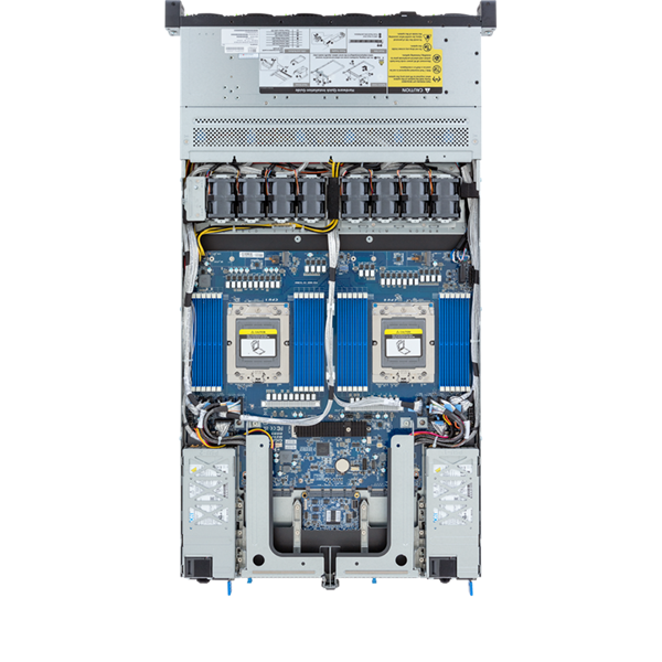 Шасси серверное Gigabyte Server Platform R183-Z94 Rev.3x / 1U / 2xAMD (9004/9005) / 2xHS / 24xDIMM /