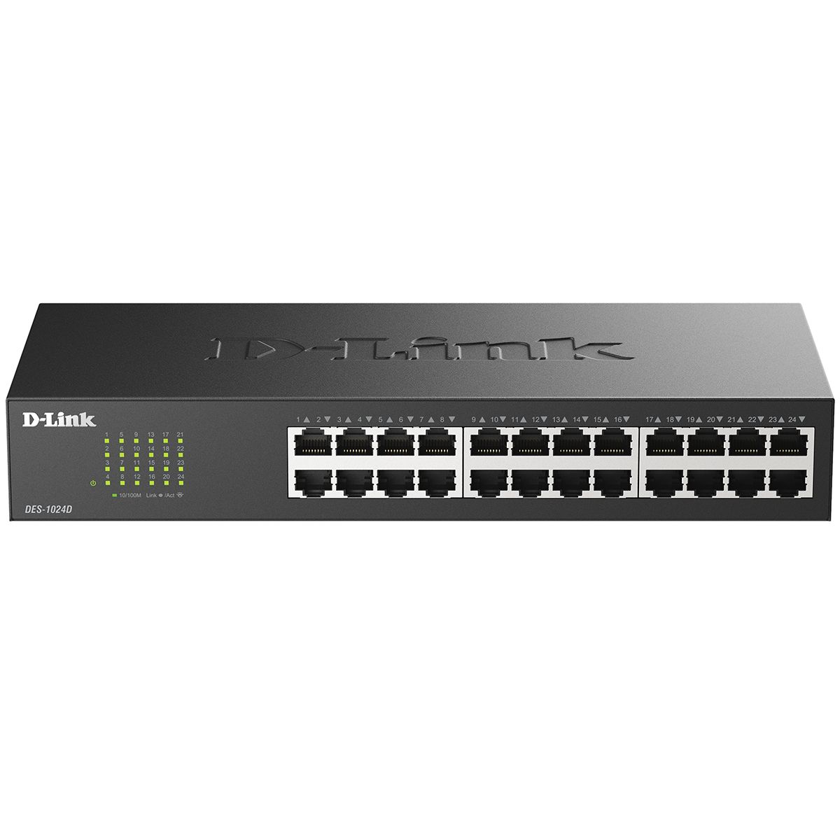Коммутатор D-Link DES-1024D/H2A 24x100Мбит/с неуправляемый