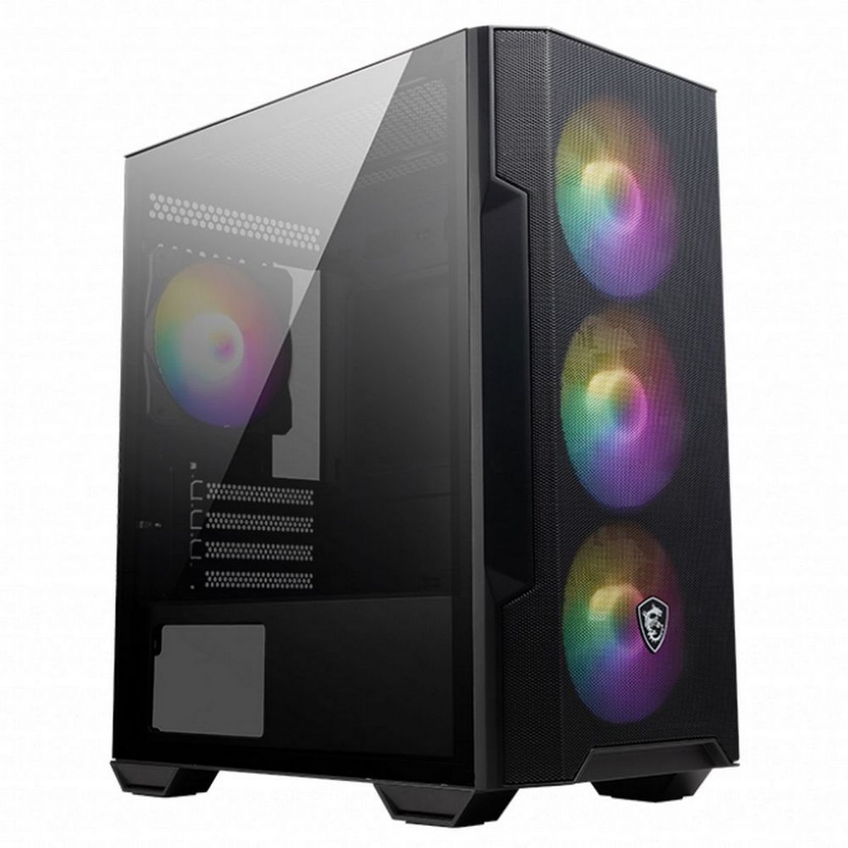 Корпус для ПК MSI MAG FORGE M100R, Global, 1xUSB 3.0, 2xUSB 2.0, 4x120mm ARGB Fan, ESD ARGB
Control 