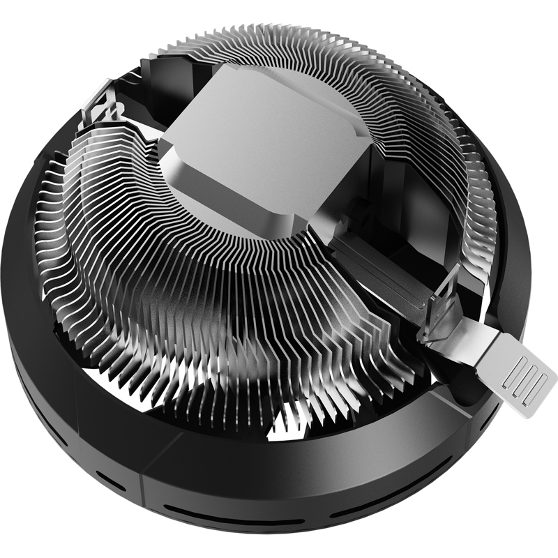 Кулер для процессора Ocypus Beta A10 BK (75W, 3-pin, 67mm, Al, 1x124mm, 40CFM, 29.5dBA, 2000RPM, S: 
