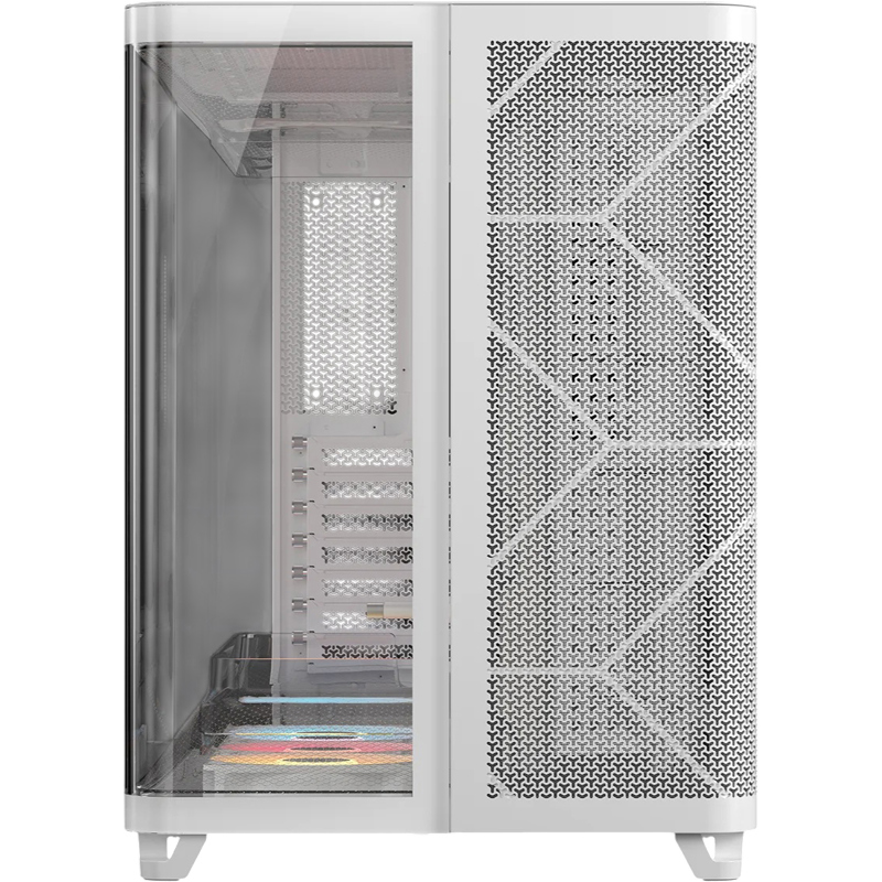 Корпус Corsair AIR 5400 RS-R ARGB, Midi-Tower, TG, 3x120mm ARGB reverse fans, 2xUSB-A 3.2, 1xUSB 3.2
