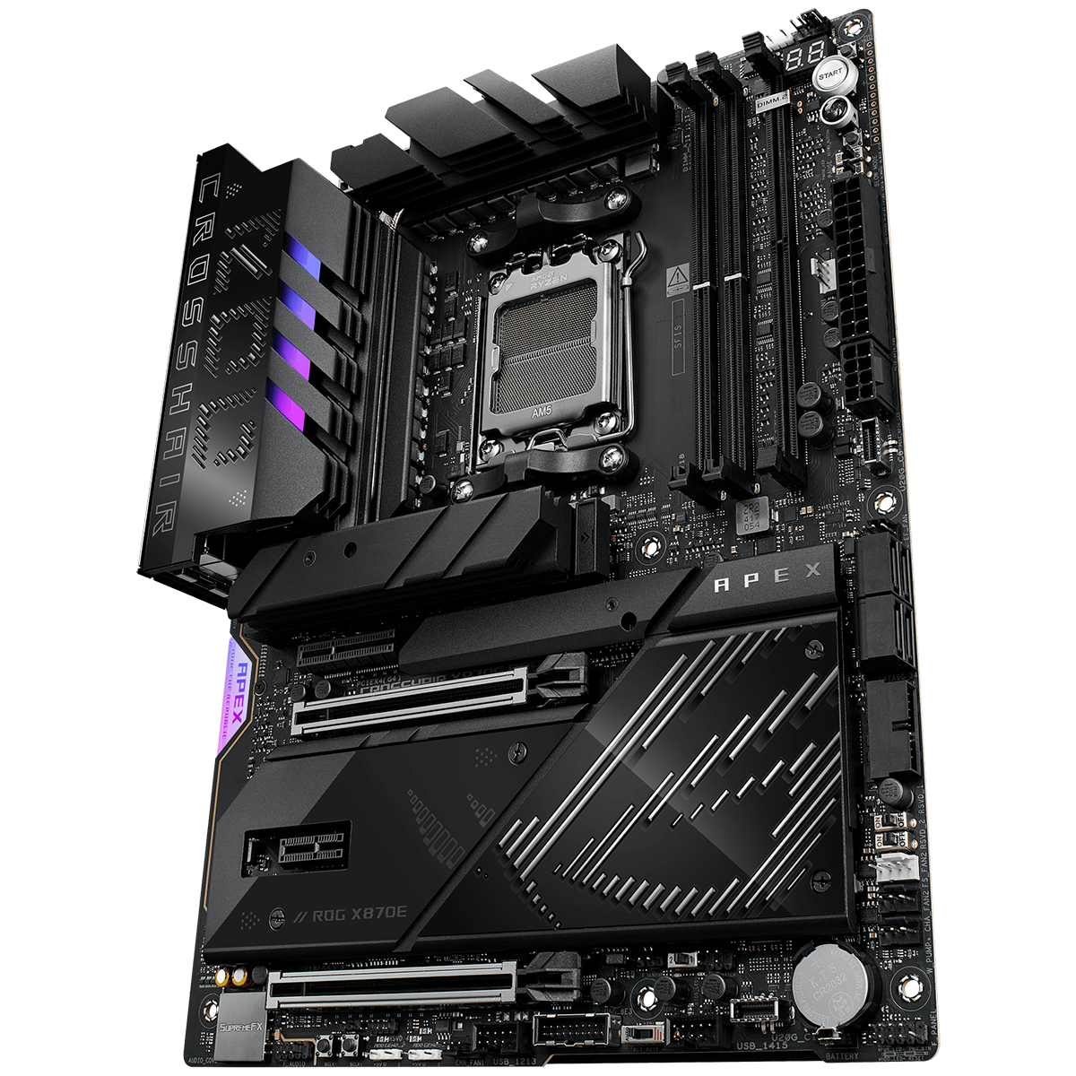 Материнская плата Asus ROG CROSSHAIR X870E APEX Socket AM5 AMD X870E 2xDDR5 ATX AC`97 8ch(7.1) 5Giga