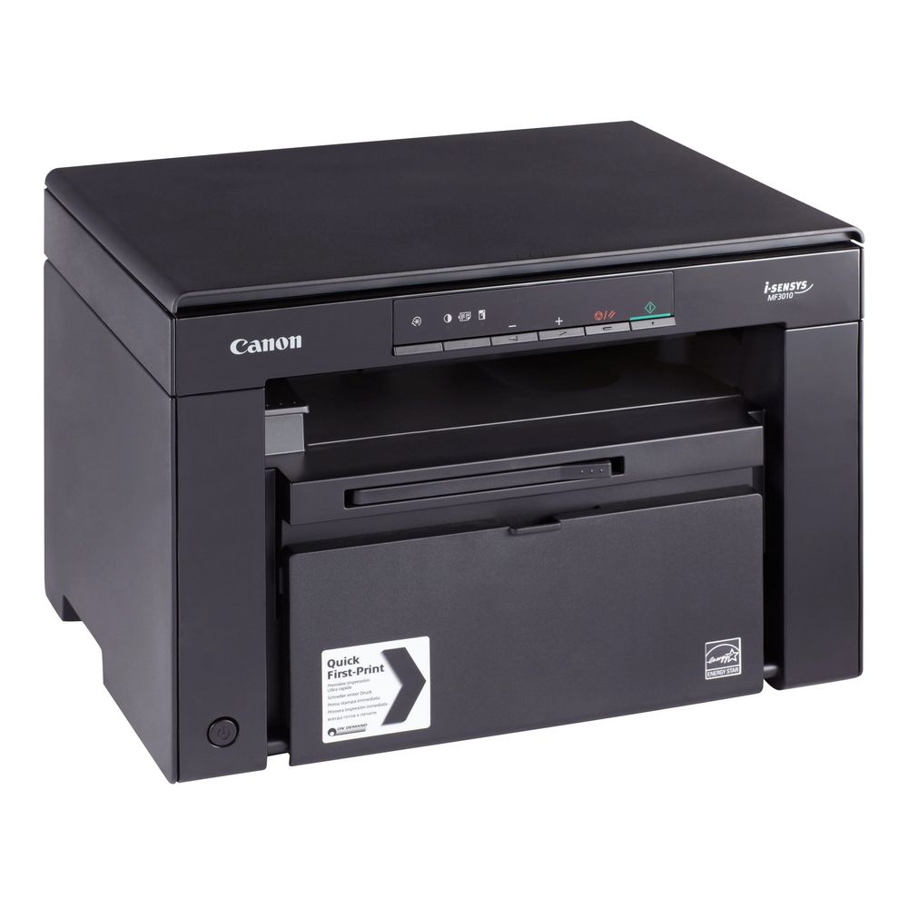 Canon imageClass MF3010 А4, МФУ, лазерное, черно-белое , 18стр/мин, 400х600dpi, 64Мб,USB,700стр/карт