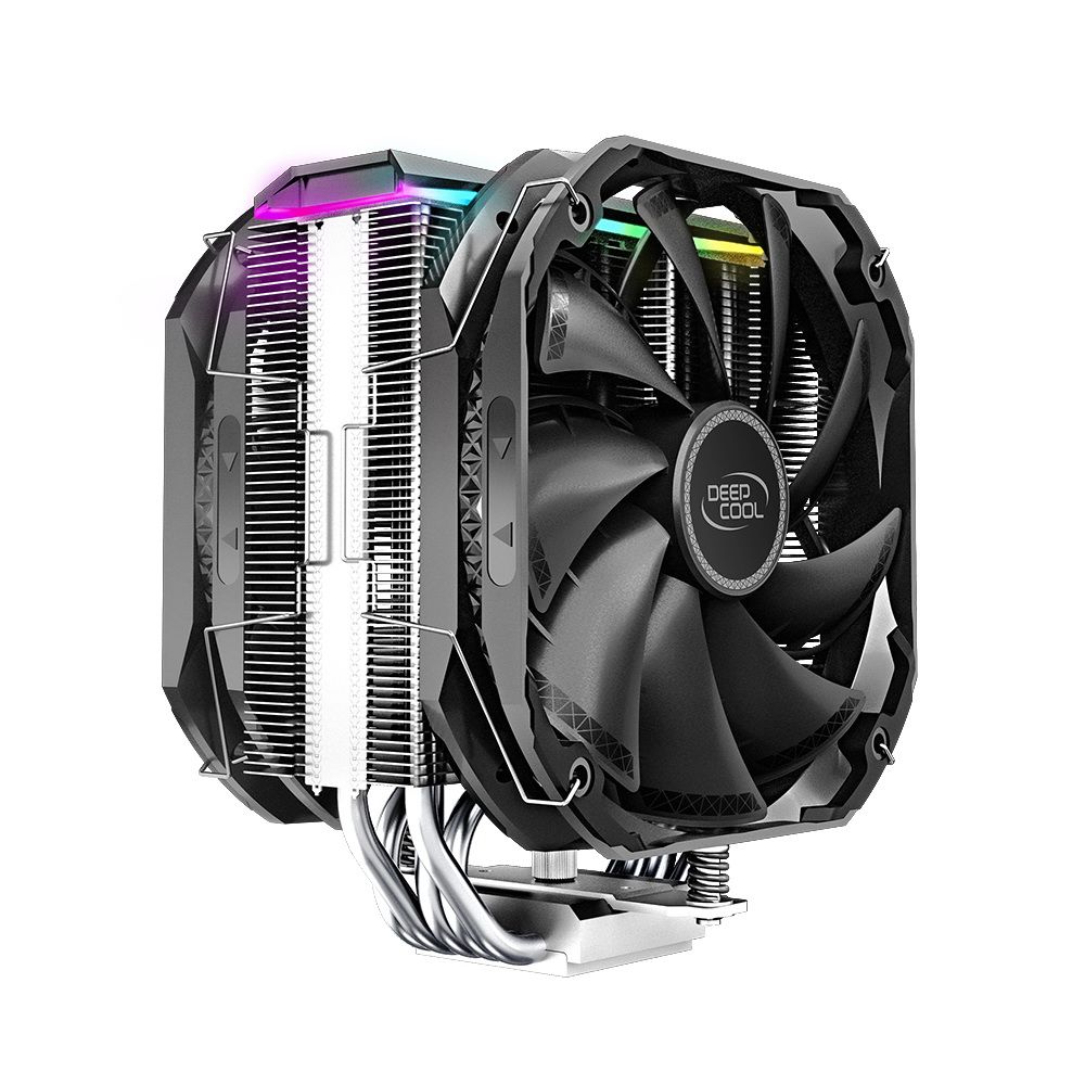 Кулер для процессора DEEPCOOL AS500 PLUS LGA20XX/1700/1200/115X/AM5/AM4 (8шт/кор, TDP 220W, PWM, ARG