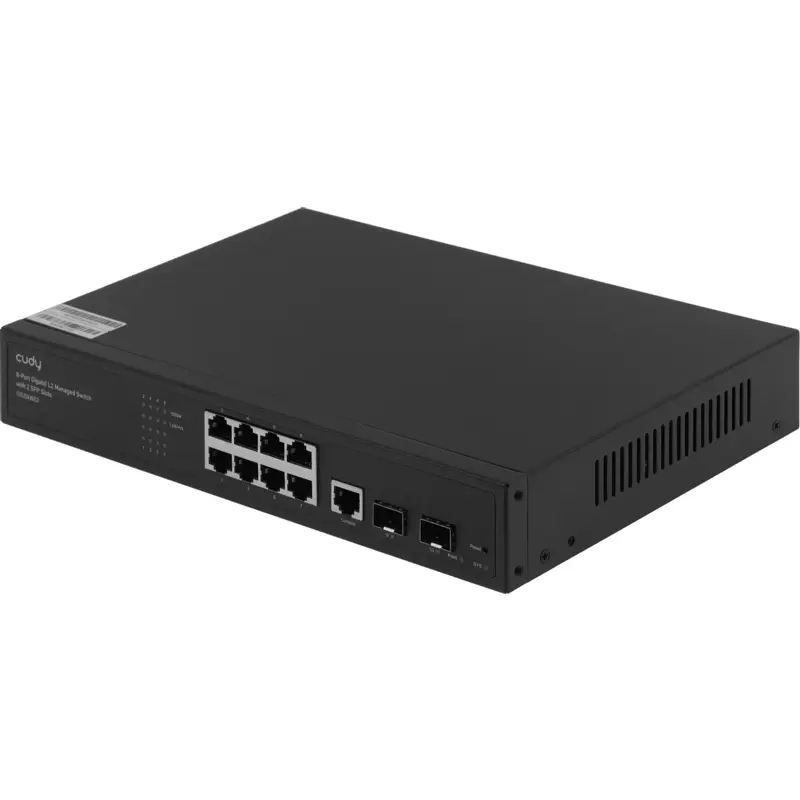 Коммутатор Cudy GS2008S2 (L2) 8x1Гбит/с 2SFP управляемый