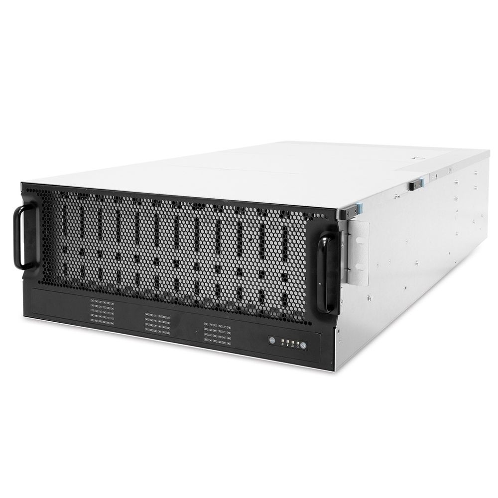 Корпус серверный AIC J4078-02-04X_XJ1-40782-06 J4078-02-4X, 4U 78x 3.5" hot-swap bays, hot-swap JBODwith dual SAS 24G edge/hub expander controller, dualBMC, tool-less HDD tray, 1600W 1+1 hot-swap redundant80+ Platinum (C14 inlet), tool-less rail kit