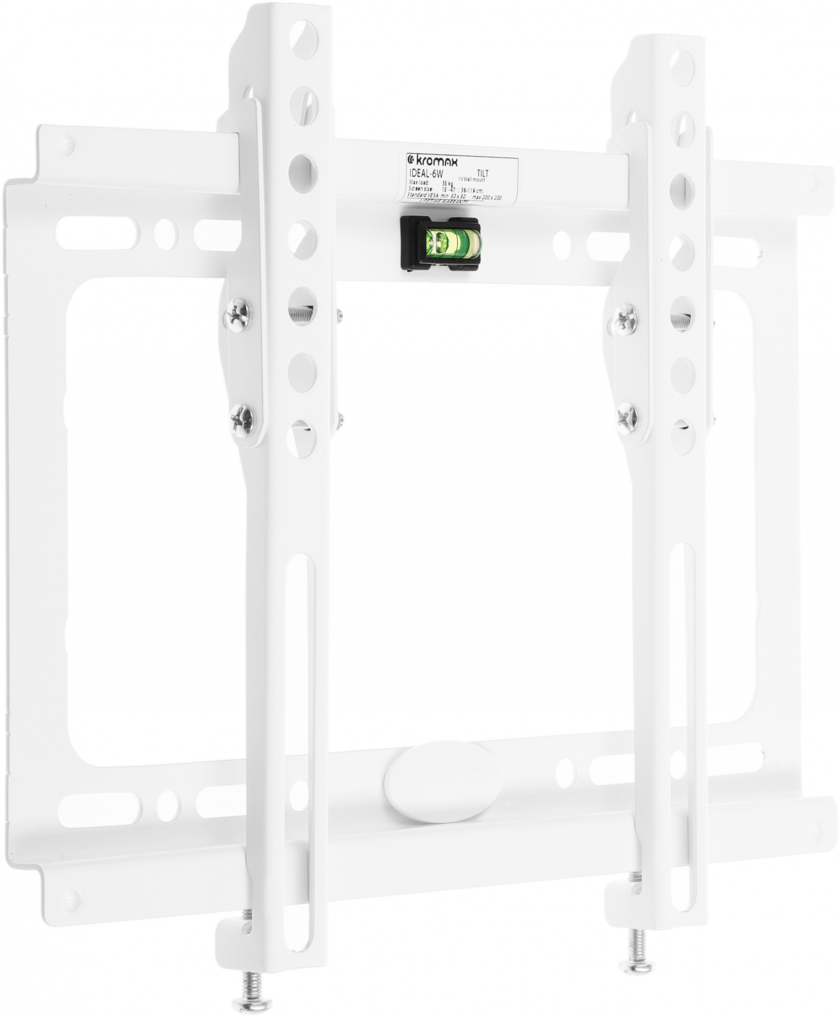 Кронштейн для телевизора Kromax IDEAL-6 белый 15"-47" макс.35кг настенный наклон