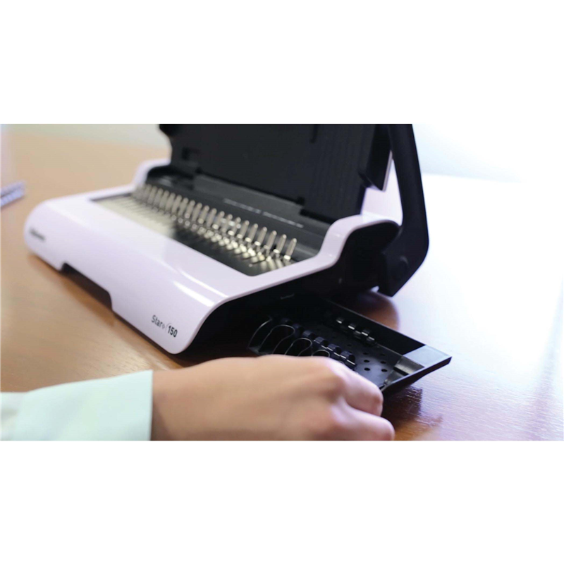 Fellowes® Переплетчик STAR+  на пластиковую пружину, сшивает до 150 лст., перфорирует 12 лст.