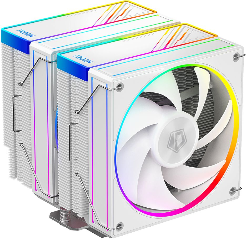 Устройство охлаждения(кулер) ID-Cooling Frozn A620 ARGB Soc-AM5/AM4/1200/1700/1851 белый 4-pin 29.9d