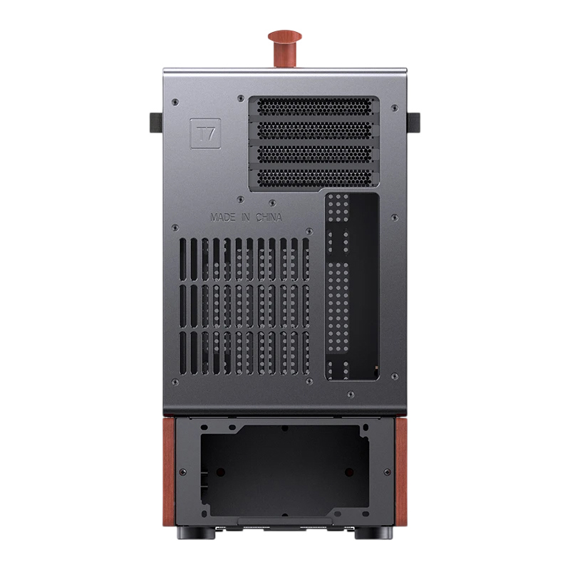 Корпус JONSBO T7, Mini-Tower, TG, no fan, 1xUSB-A 3.0 + 1xUSB-C 3.2, mATX, mITX Black
