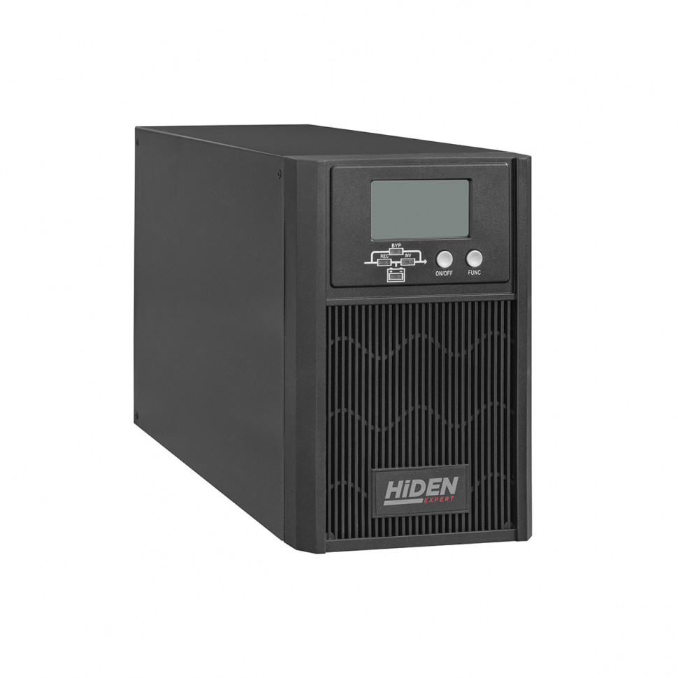 ИБП HIDEN EXPERT HE11001S, встроенные АКБ в корпусе (3х9А/ч), 1 kVA/1 kW (PF=1 {С двойным преобразов