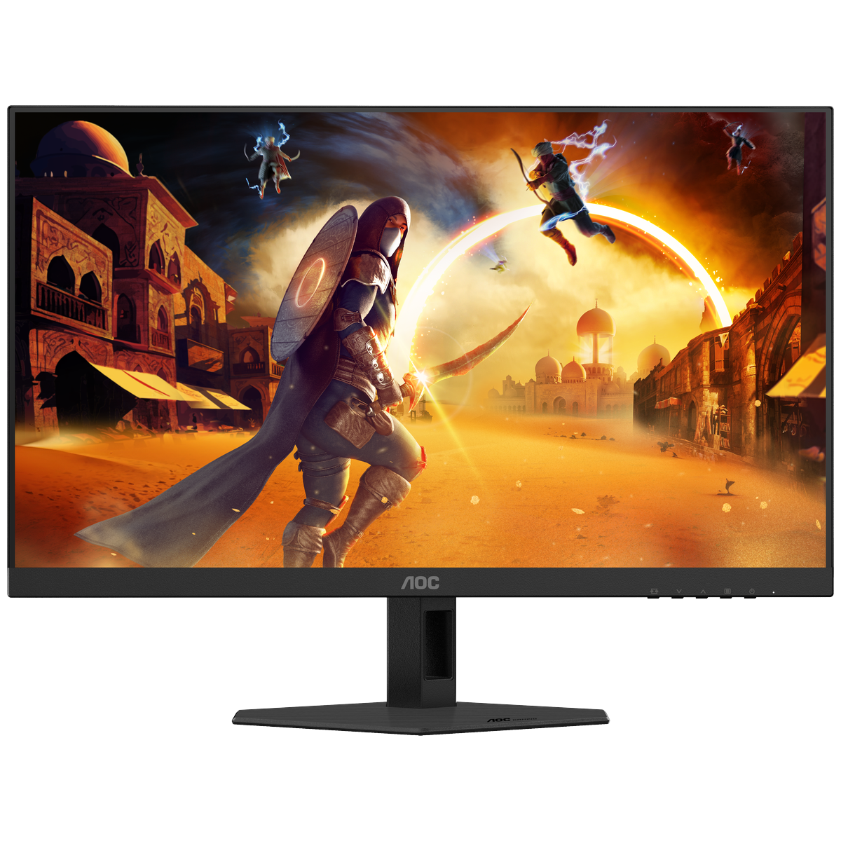 Монитор 27" AOC 27G4HRE Black  (1920x1080 IPS 200Hz 0.5ms 300cd/m 1000:1 2xHDMI DP 2x2W)
