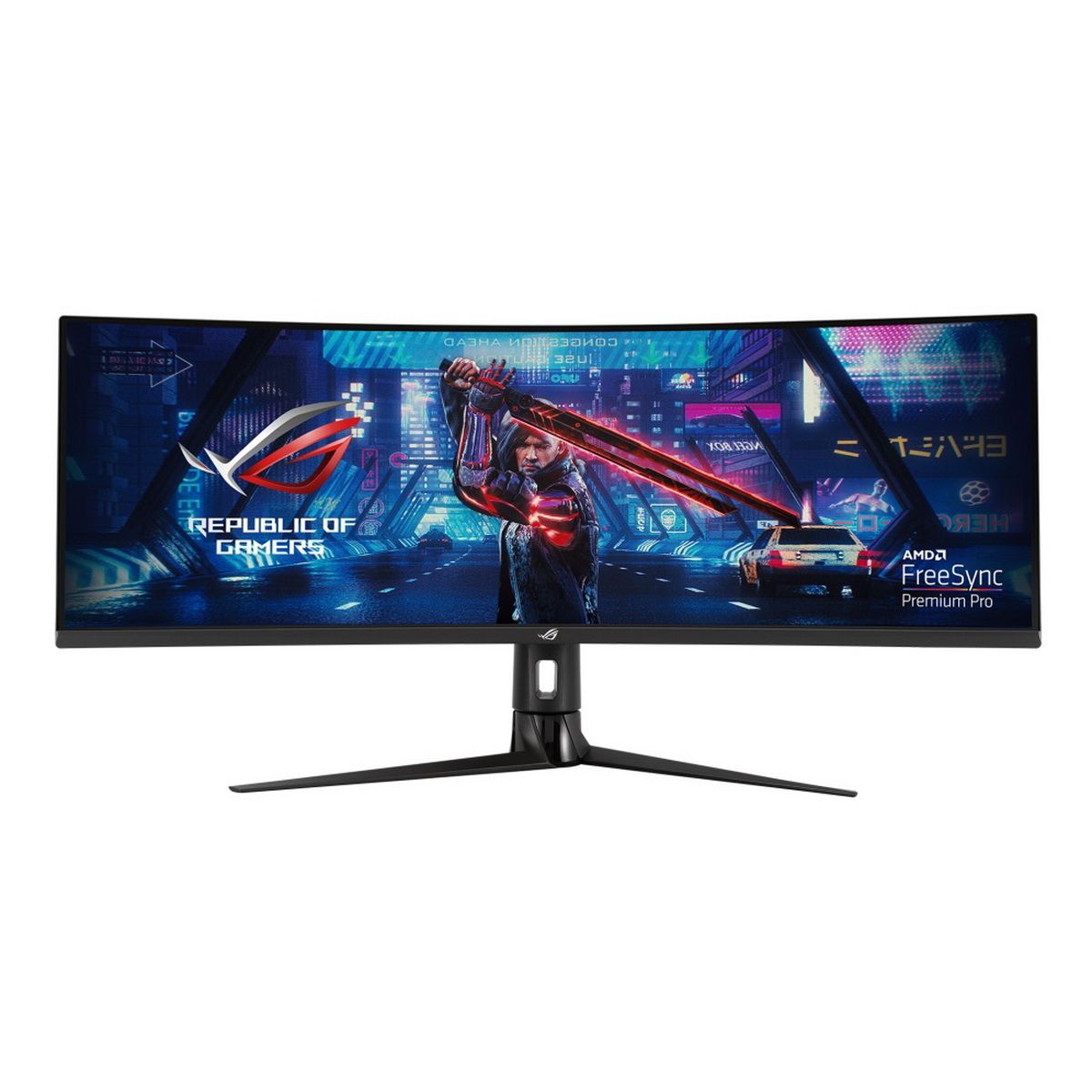 Монитор 49" XG49VQ VA 4K UHD(3840x2160) 144Hz DP 2xHDMI 2xUSB 4ms(GTG) 450cd/㎡ 32:9 Curved(1800