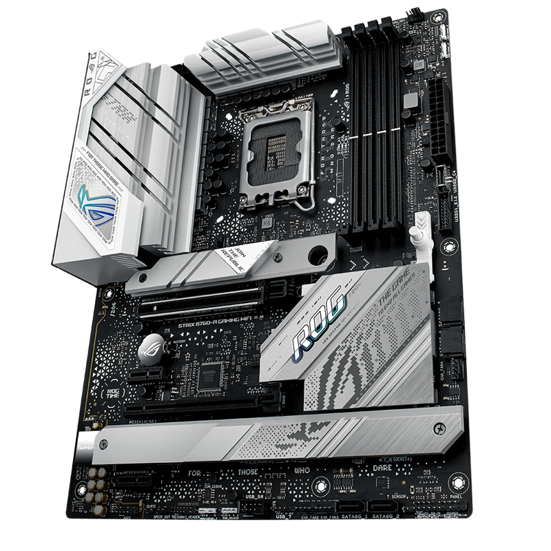 Материнская плата Asus ROG STRIX B760-A GAMING WIFI Soc-1700 Intel B760 4xDDR5 ATX AC`97 8ch(7.1) 2.