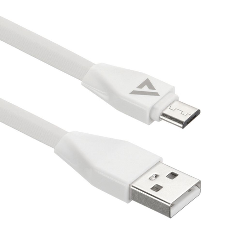Кабели USB ACD-Life MicroUSB ; USB-A TPE, 1м, белый (ACD-U920-M1W)