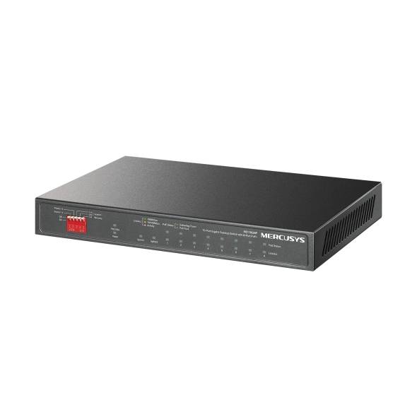Коммутатор Mercusys MS110GMP (L2) 10x1Гбит/с 8PoE+ 111W неуправляемый