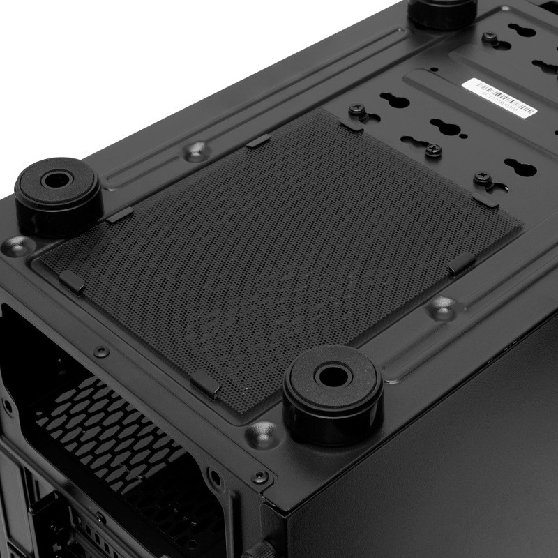 Корпус HSPD M540, Mesh Mid Tower, Black, TG, 0.45 SPCC, no fans, ATX, mATX, mITX, 160/300/150mm, 2x2
