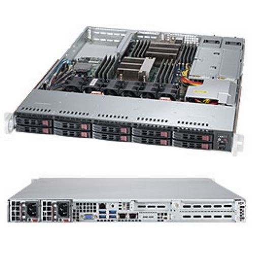 Серверная платформа SuperMicro SYS-1028R-WC1R  X10DRW-i, 116AC-R706WB 1U Rackmount  SC116AC2-