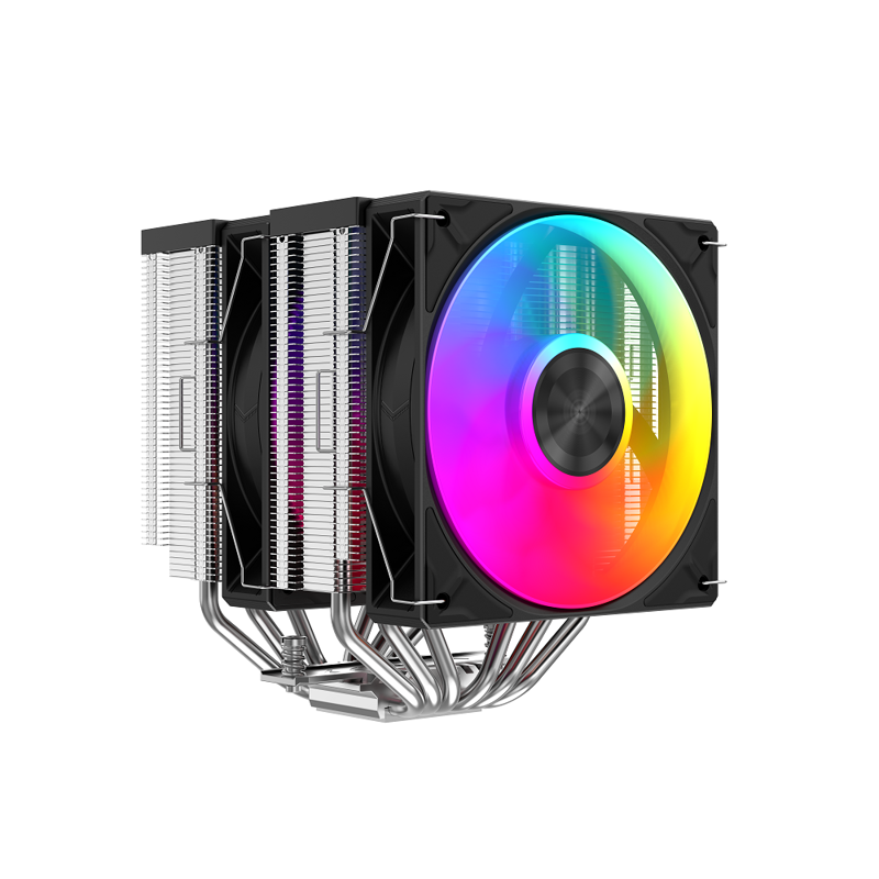 Кулер для процессора SAMA A60L (265W, 4-pin PWM, 156.5mm, 6x6mm, ARGB, 2x120mm, 78CFM, 29dBA, 2200RP