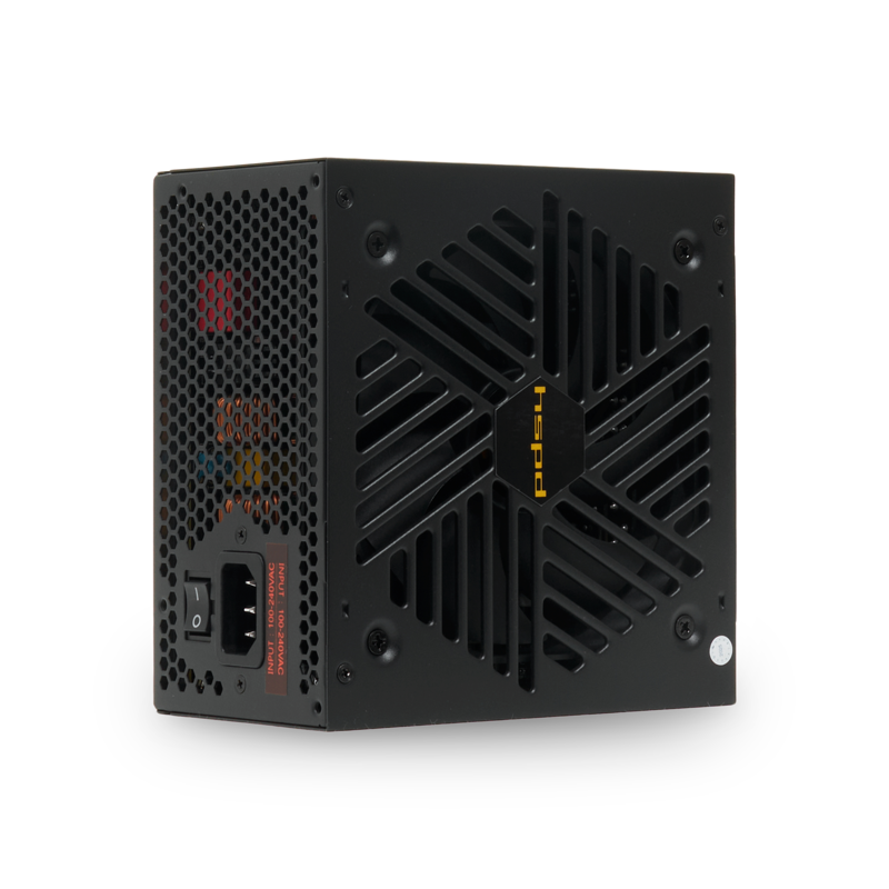 Блок питания HSPD, 750W 80+ Gold (ATX, 3.1, PCIe 5.1, Full modular, 1x24(20+4)pin 600mm, 2xCPU 8(4+4
