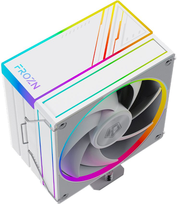 Устройство охлаждения(кулер) ID-Cooling Frozn A410 ARGB Soc-AM5/AM4/1200/1700/1851 белый 4-pin 29.9d