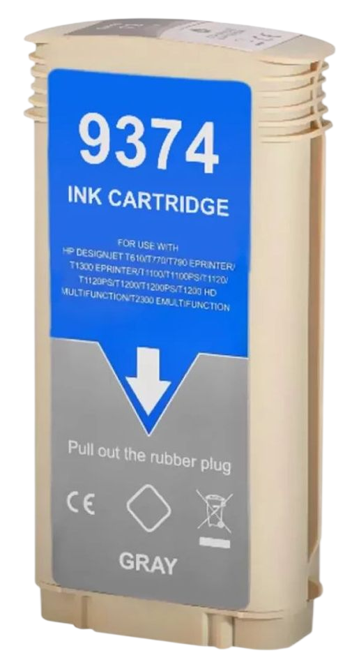 -/ Струйный картридж NV Print 72 (NV-C9374A) Gray для HP DesignJet T1100, T1120, T1200, T1300, T610, T620, T770, T790, T2300, T795 (130 мл)