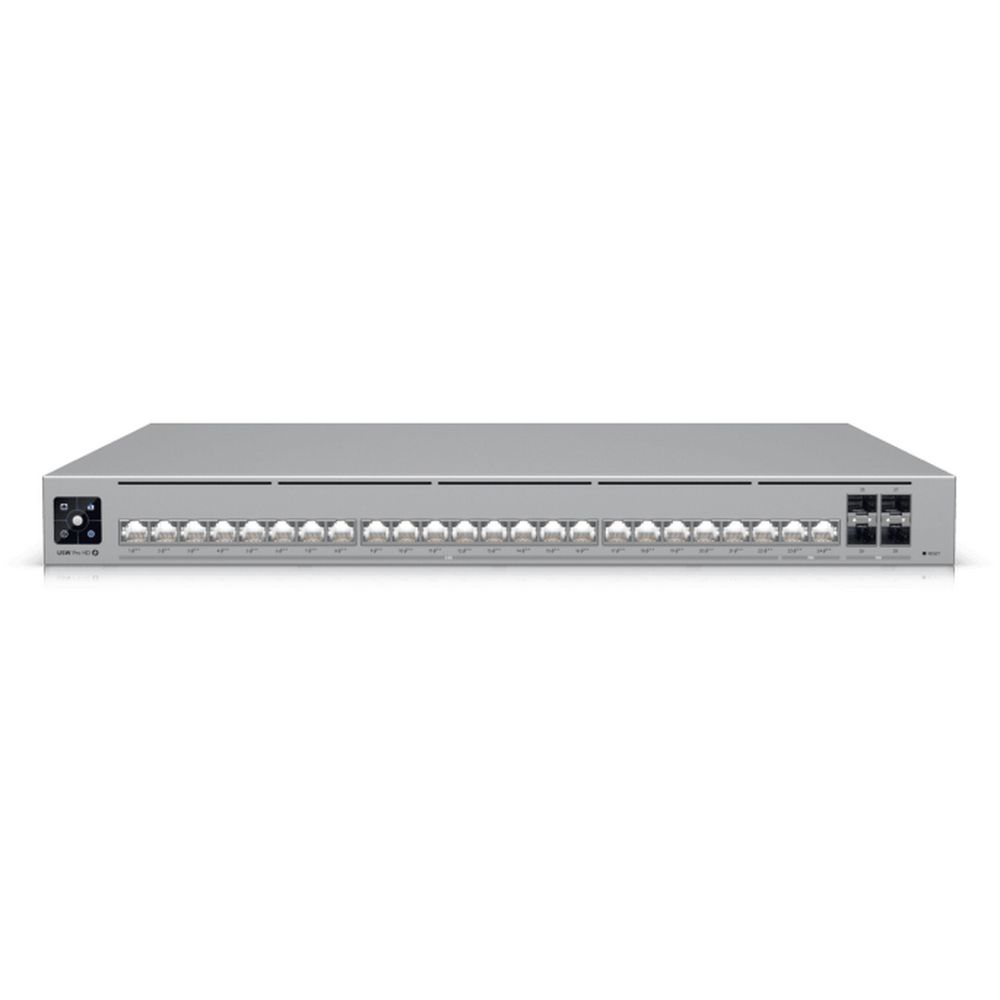 Ubiquiti UniFi Switch Pro HD 24 PoE PoE-коммутатор в стойку, 22х 2.5G RJ45, 2х 10G RJ45, 4х 10G SFP+