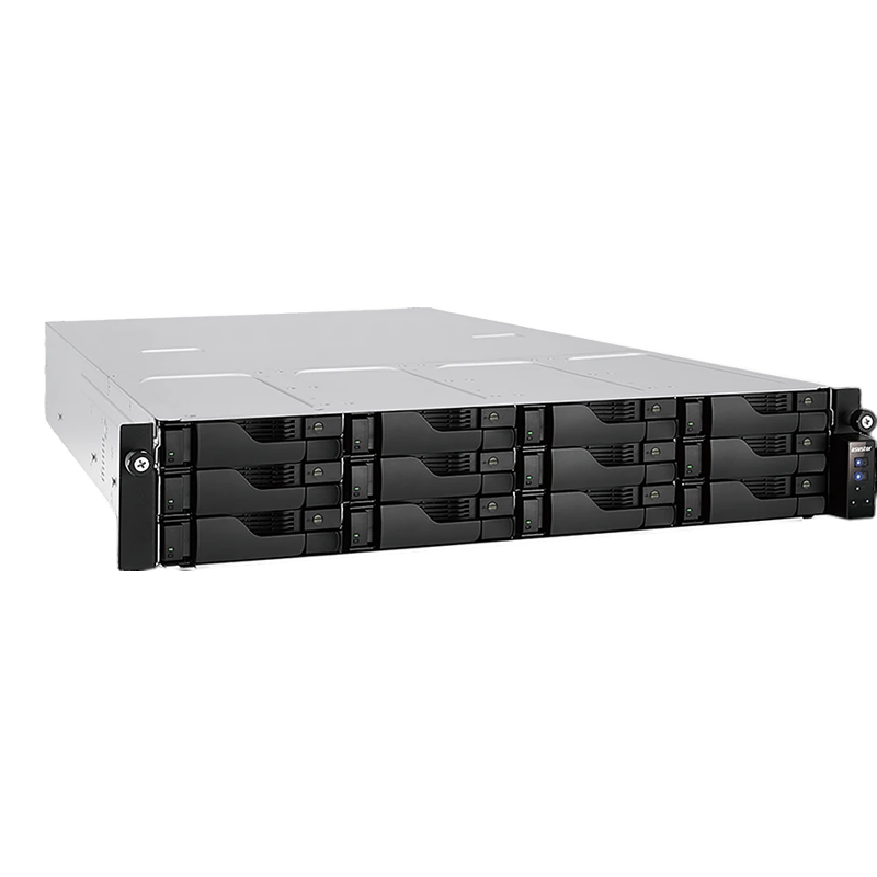 Сетевое хранилище ASUSTOR AS6512RD 12Bay/Intel Atom C3538, 2.1GHz/8GB DDR4/noHDD,LFF(HDD,SSD),/2x1Gb