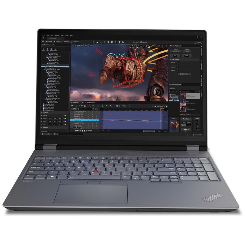 Ноутбук Lenovo ThinkPad P16 G2 Intel Core i7-14700HX/16Gb/SSD512Gb/RTX2000 8Gb/16"/IPS/WUXGA/19