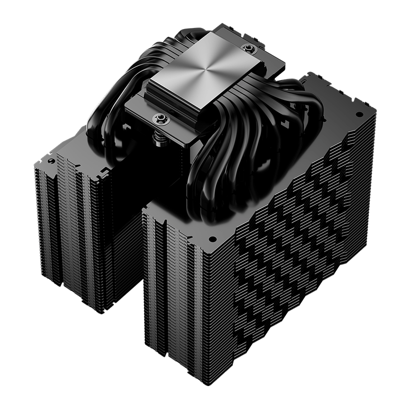 Кулер для процессора PCCooler RZ820 Display BK (290W, 4-pin PWM, LED, 169mm, Al/Cu, 8x6mm, 1x140mm +