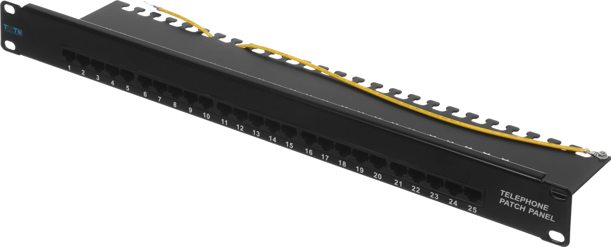 Патч-панель Lanmaster TWT-PP25TEL45 19" 1U 25xRJ-12 UTP